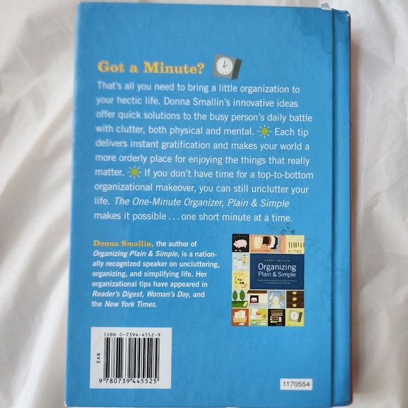 Bundle 3 for $9 One Minute Organizer - Plain and Simple Book by Donna Smallin - Picture 4 of 11